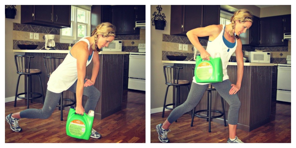 Using Every Day Household Items for a Workout!